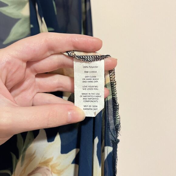 Show Me Your MuMu Karmyn Maxi Dress Cape in Sunflower Dreams Women's Size Small - Picture 9 of 11